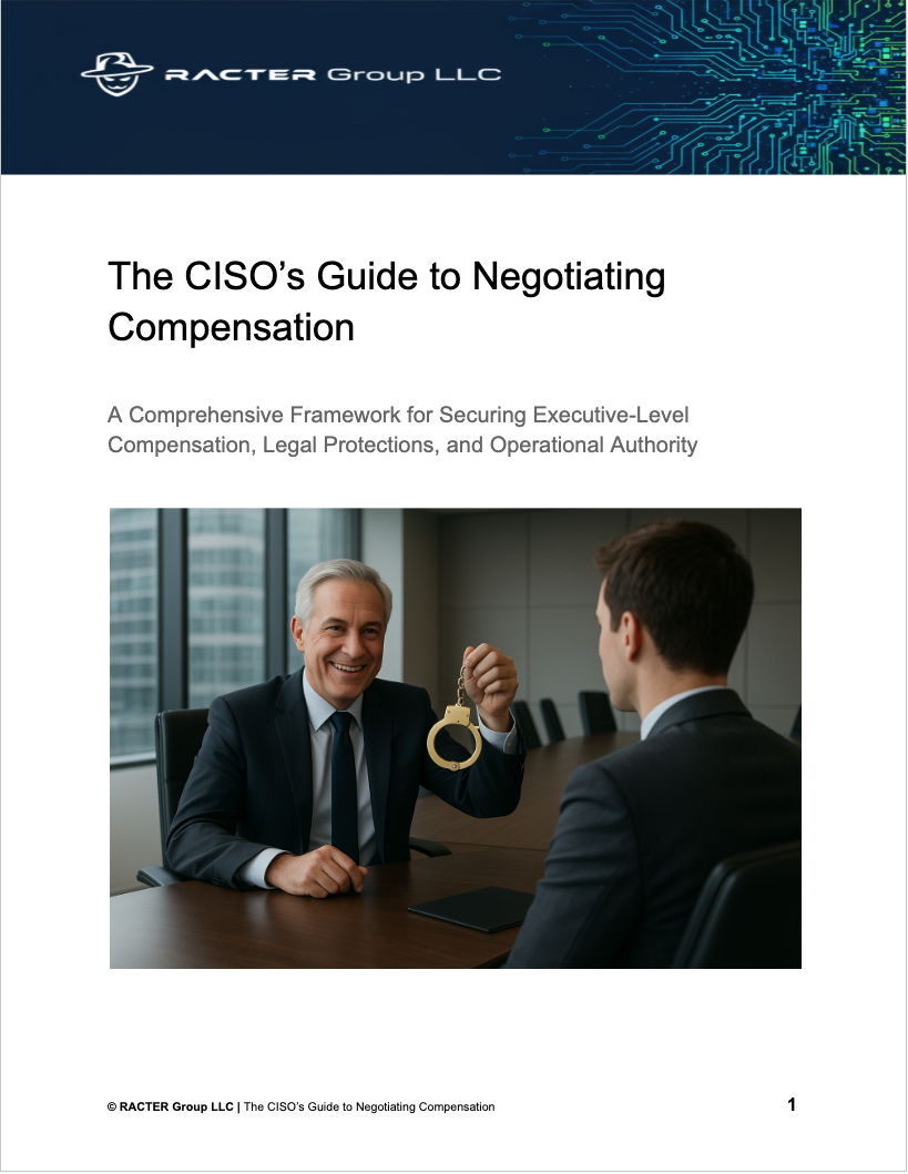 The CISO's Guide to Negotiating Compensation